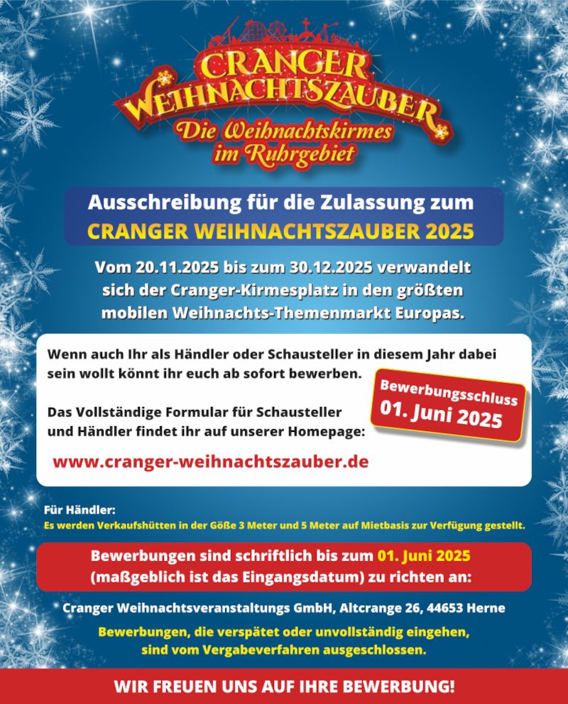 Application Letter 2025 Cranger Christmas Magic